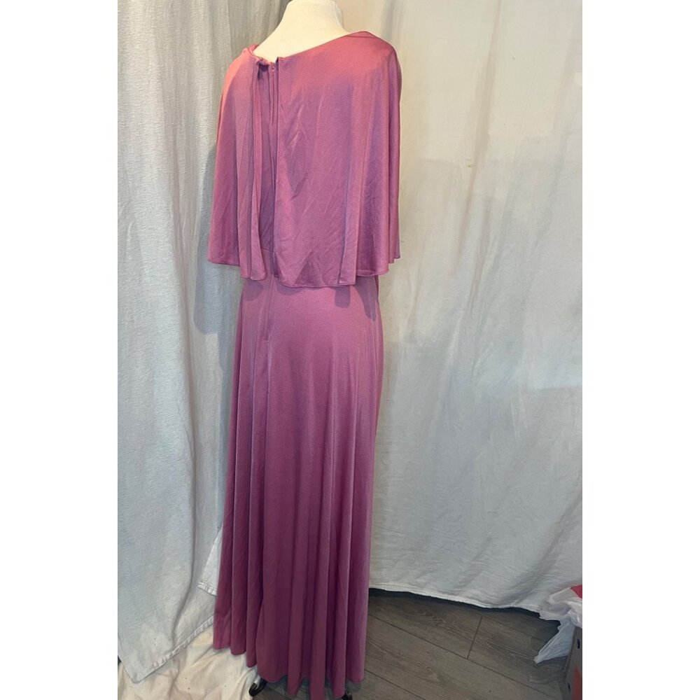 Vintage CELYCE DESIGNS, INC Women's Formal Pink Long Dress with a small flaw - Picture 5 of 9